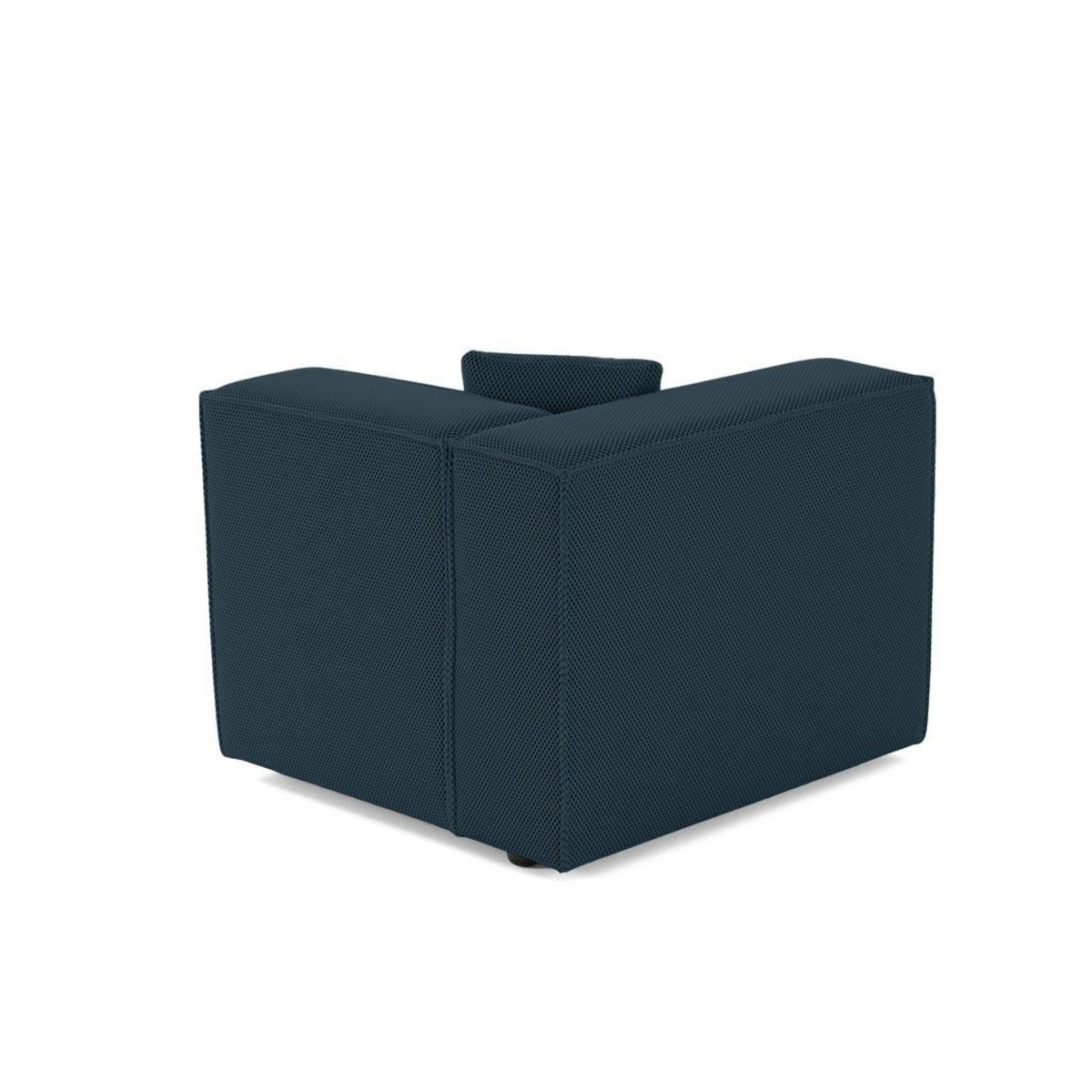 LISA DESIGN Arty - module d'assise gauche - en tissu mailles 3d