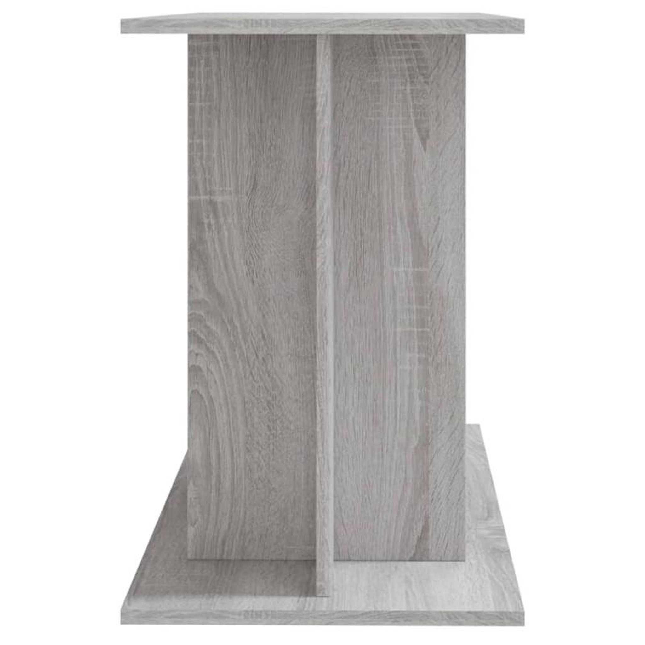 Voir la diapositive 5 : VIDAXL Support pour aquarium sonoma gris 100x40x60cm bois d ingénierie