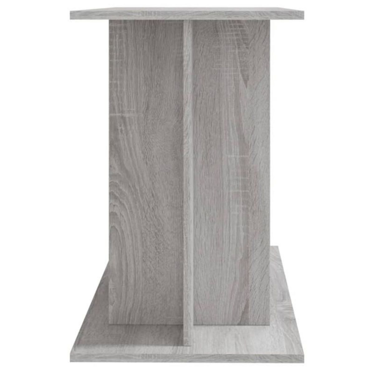 VIDAXL Support pour aquarium sonoma gris 100x40x60cm bois d ingénierie