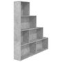 VIDAXL Bibliotheque/Separateur de piece Gris beton 155x24x160 cm