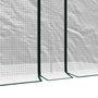 Voir la diapositive 5 : OUTSUNNY Serre de jardin 2 m² serre à tomates 2 portes acier PE blanc