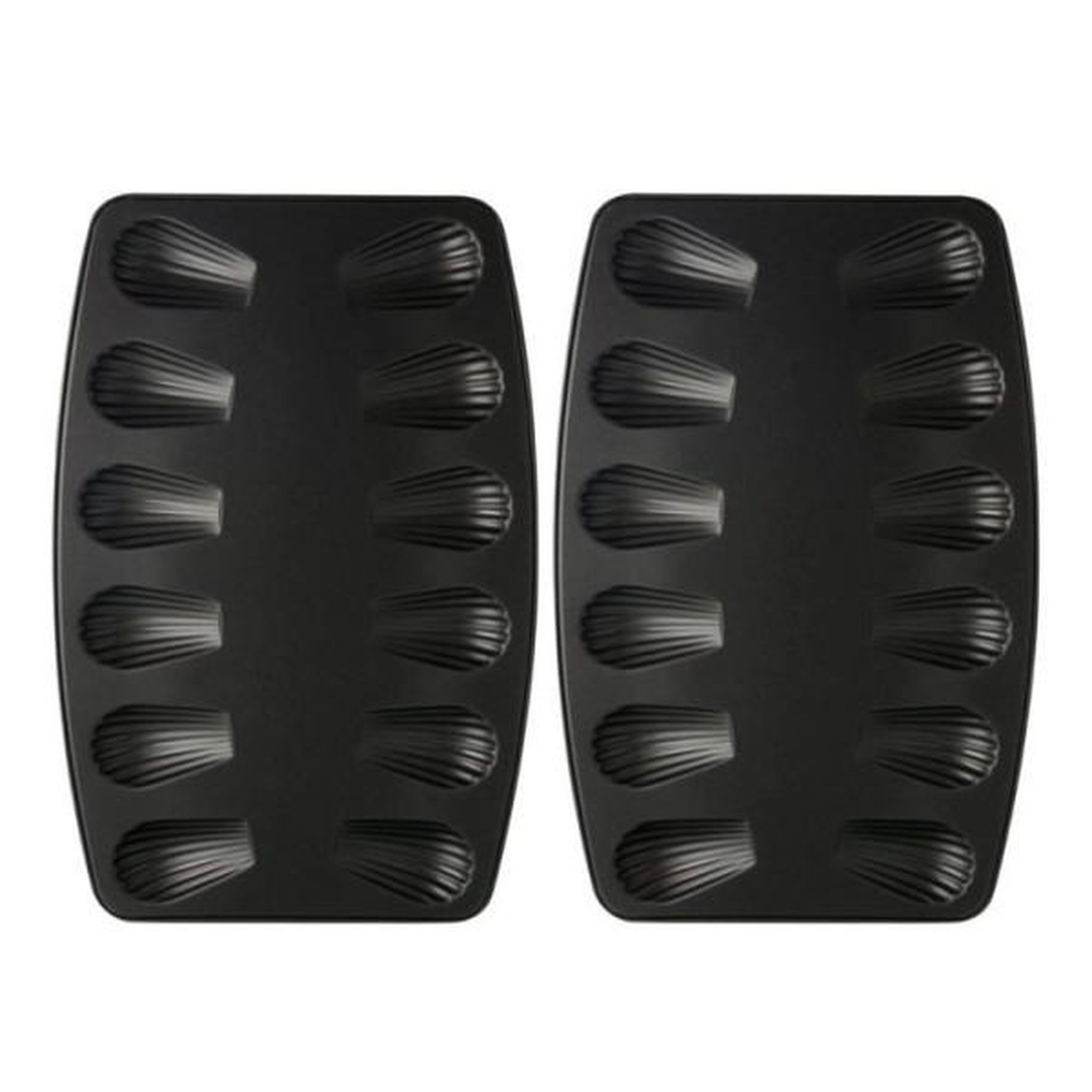 ZENKER Lot de 2 moules a madeleines 12 empreintes - ZENKER - Spécial Countries