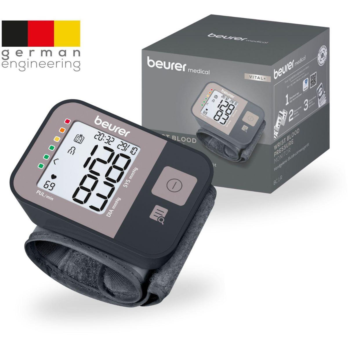 Beurer Tensiomètre poignet BC 1 R Vital+