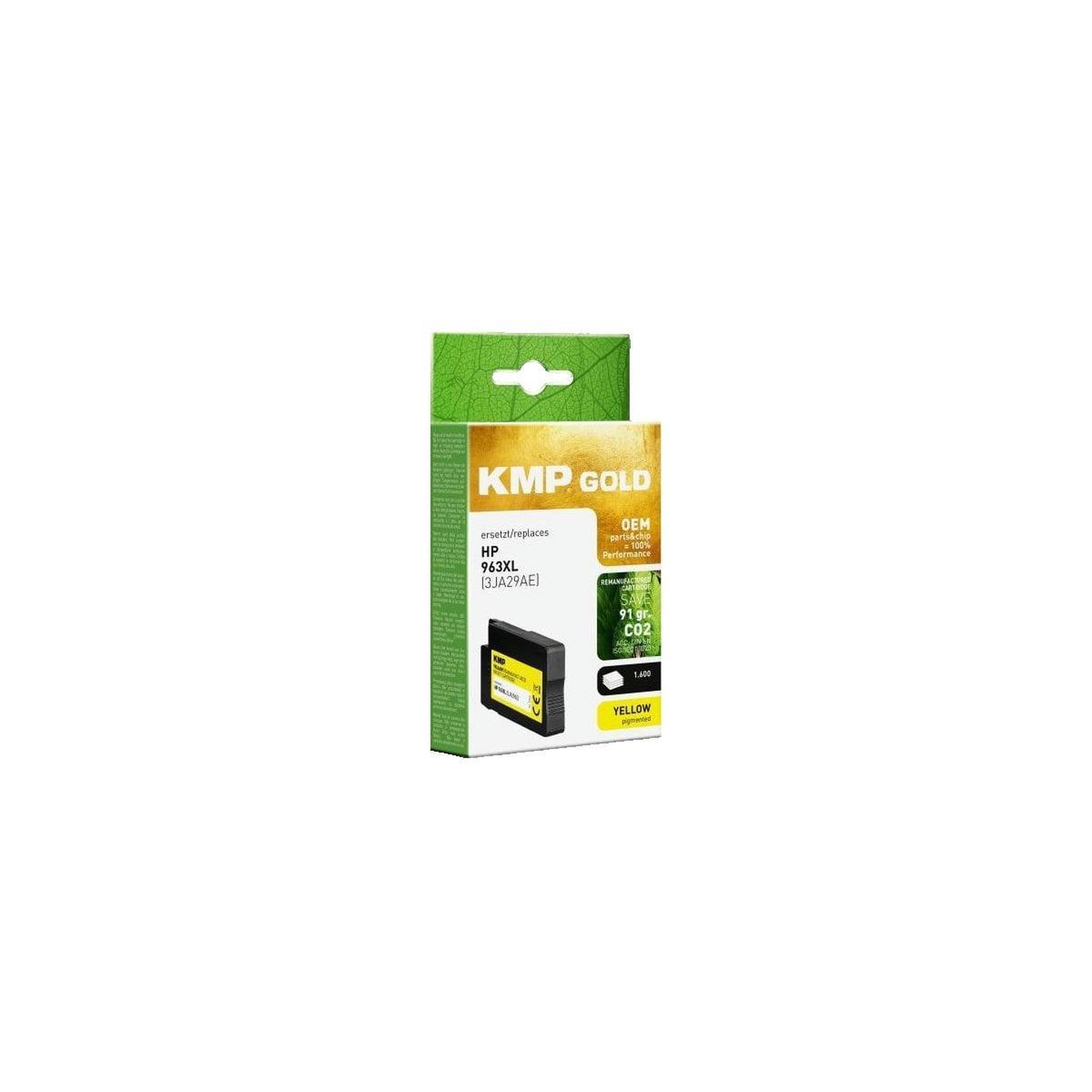 Voir la diapositive 2 : HP Cartouche d'encre KMP 963 XL Jaune