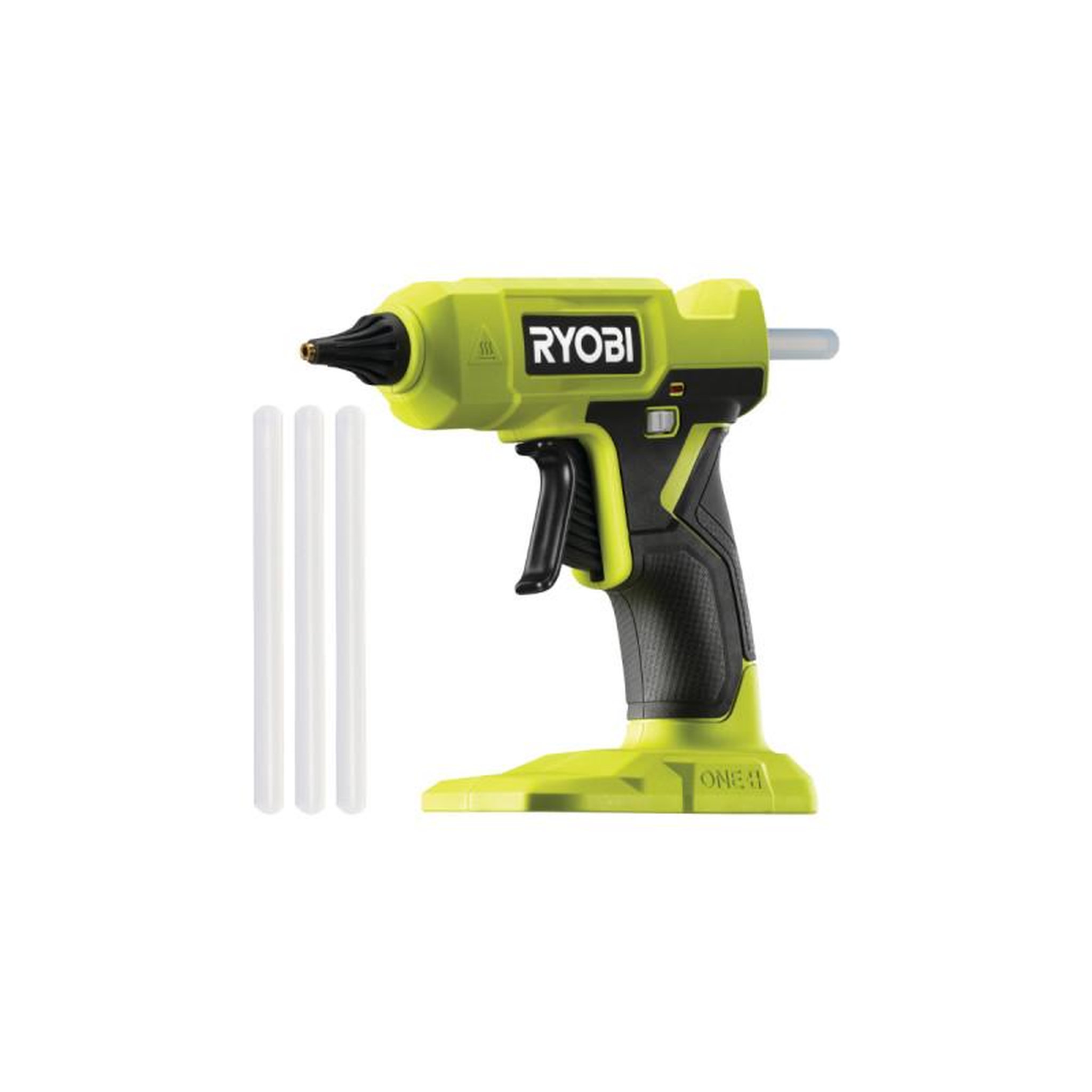 Ryobi Pistolet à colle ryobi 18v one+ - sans batterie ni chargeur - 3 bâtons de colle - rglu18-0
