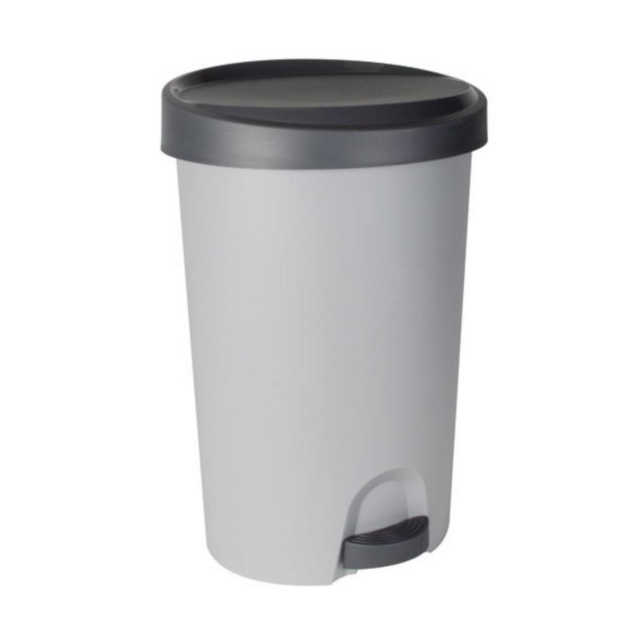 Eda Poubelle à pédale 45l gris béton / anthracite - 10631 g.bt/g.an