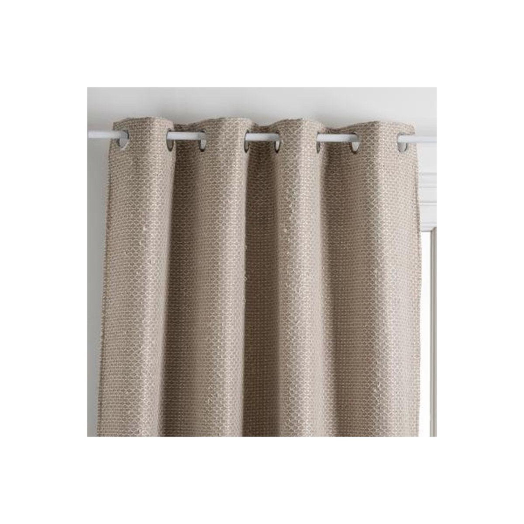 ATMOSPHERA Rideau occultant à œillets  mattone  140x260cm lin