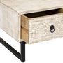 Voir la diapositive 3 : ATMOSPHERA Table basse 2 tiroirs Ajay - Beige et noir