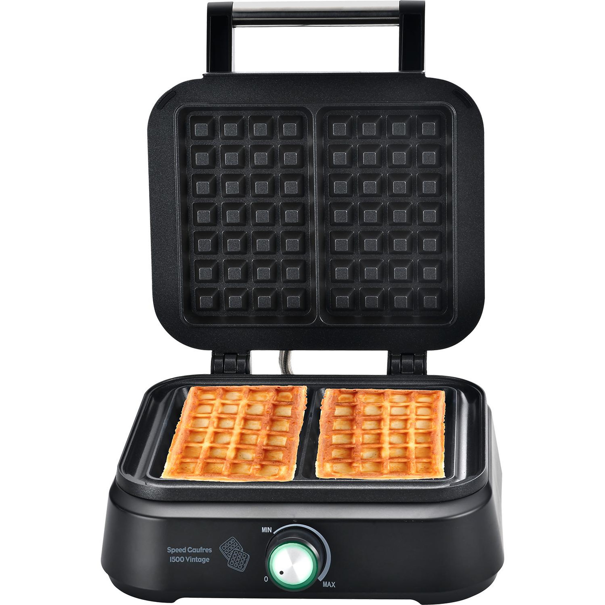 Voir la diapositive 3 : LITTLE BALANCE Gaufrier 1500w noir - 8652