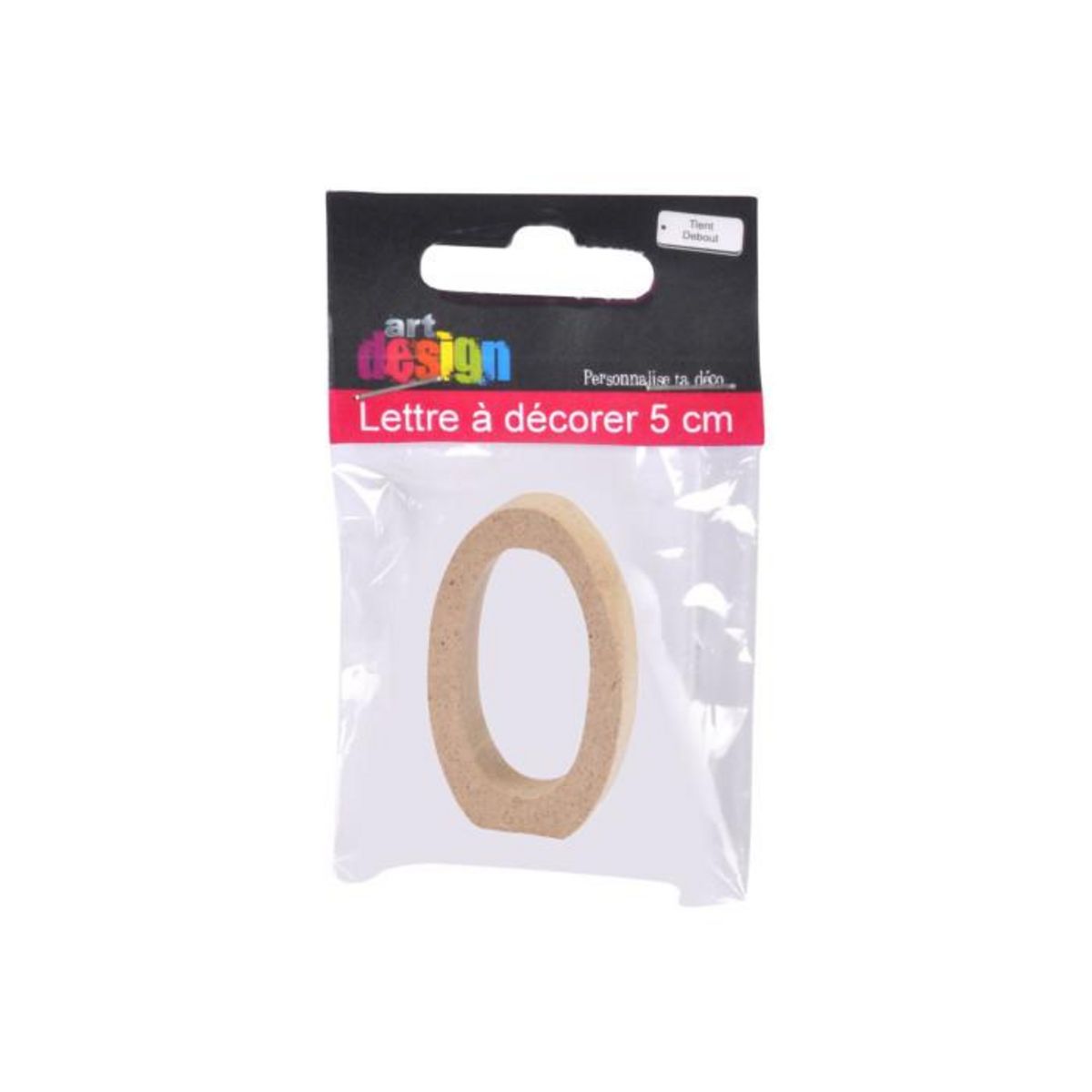Paris Prix Lettre à Décorer  O  5cm Naturel