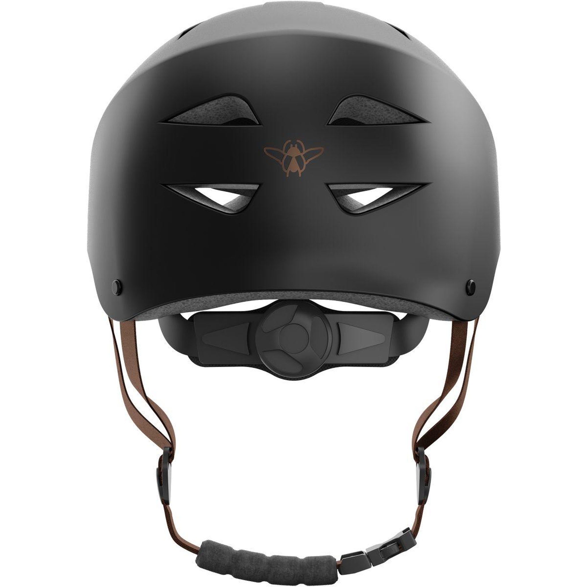 Voir la diapositive 3 : CASR Casque trottinette classico noir et marron taille l