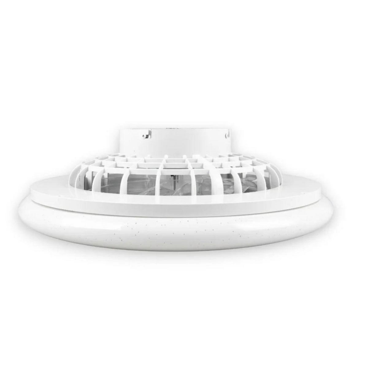 Trio Lighting Ventilateur Plafond Lumière LED 30W Ø50cm - Éclairage Dimmable, Télécommande Effet Ciel Etoilé - Trio Lighting