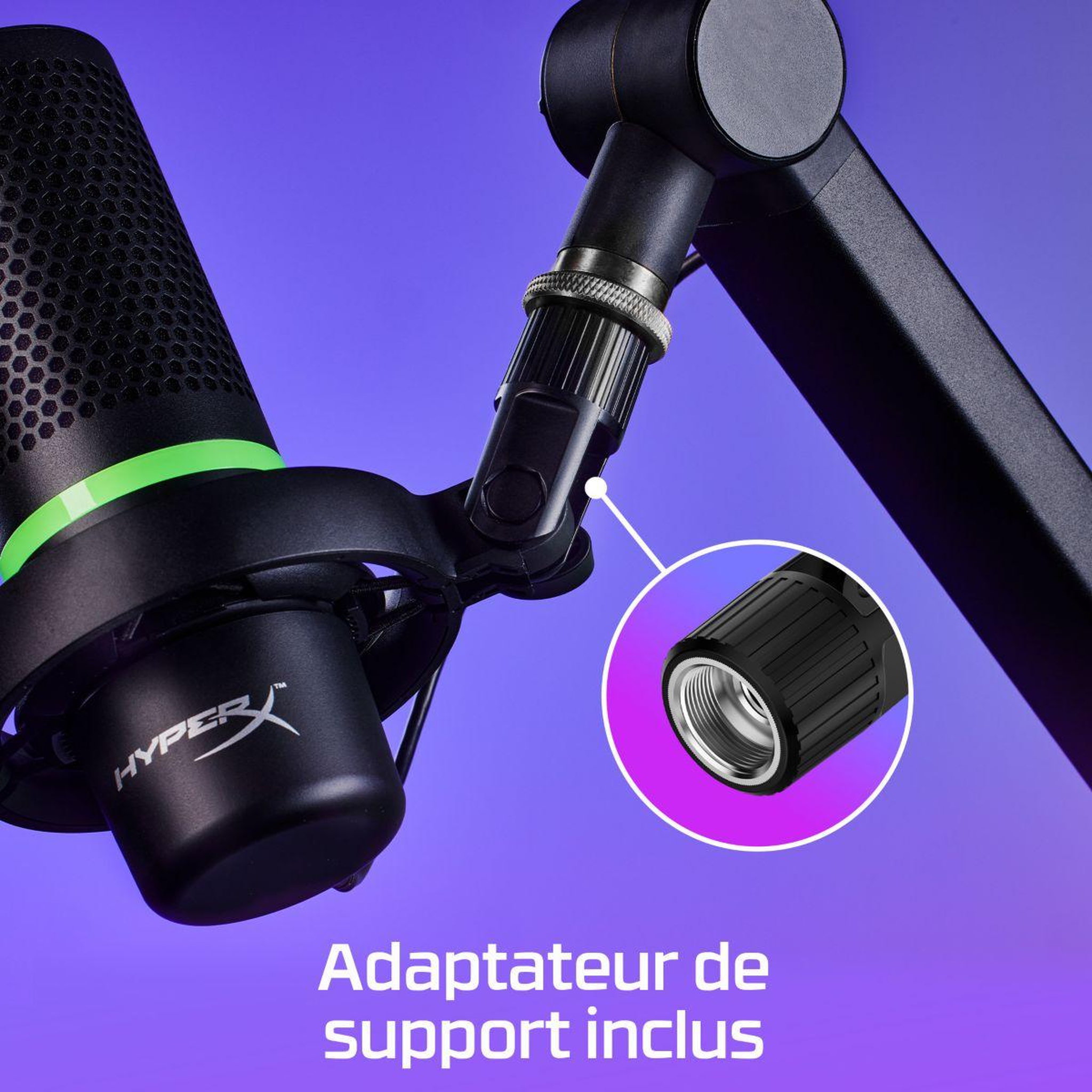 Voir la diapositive 3 : HyperX Micro Streaming DuoCast