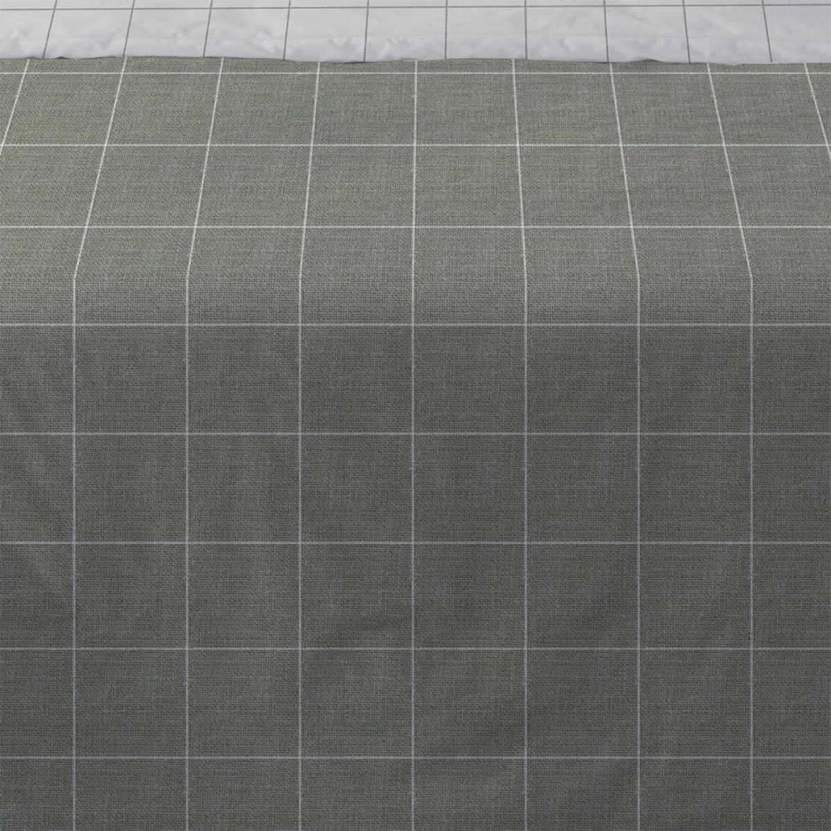 Dourev Housse de couette 240x220 Régis vert + 2 taies