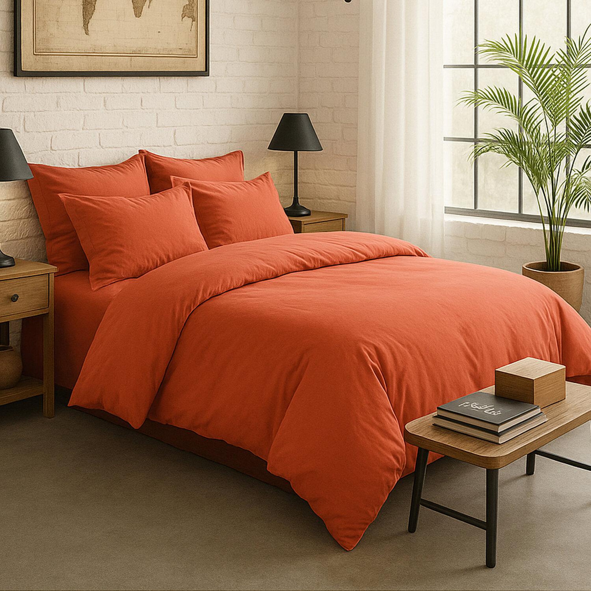 Voir la diapositive 3 : BATON ROUGE Taie d'oreiller 100% percale de coton
