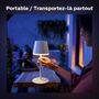 Voir la diapositive 4 : PHILIPS HUE Philips White and Color Ambiance, lampe a poser portable Hue Belle, compatible Bluetooth, blanche