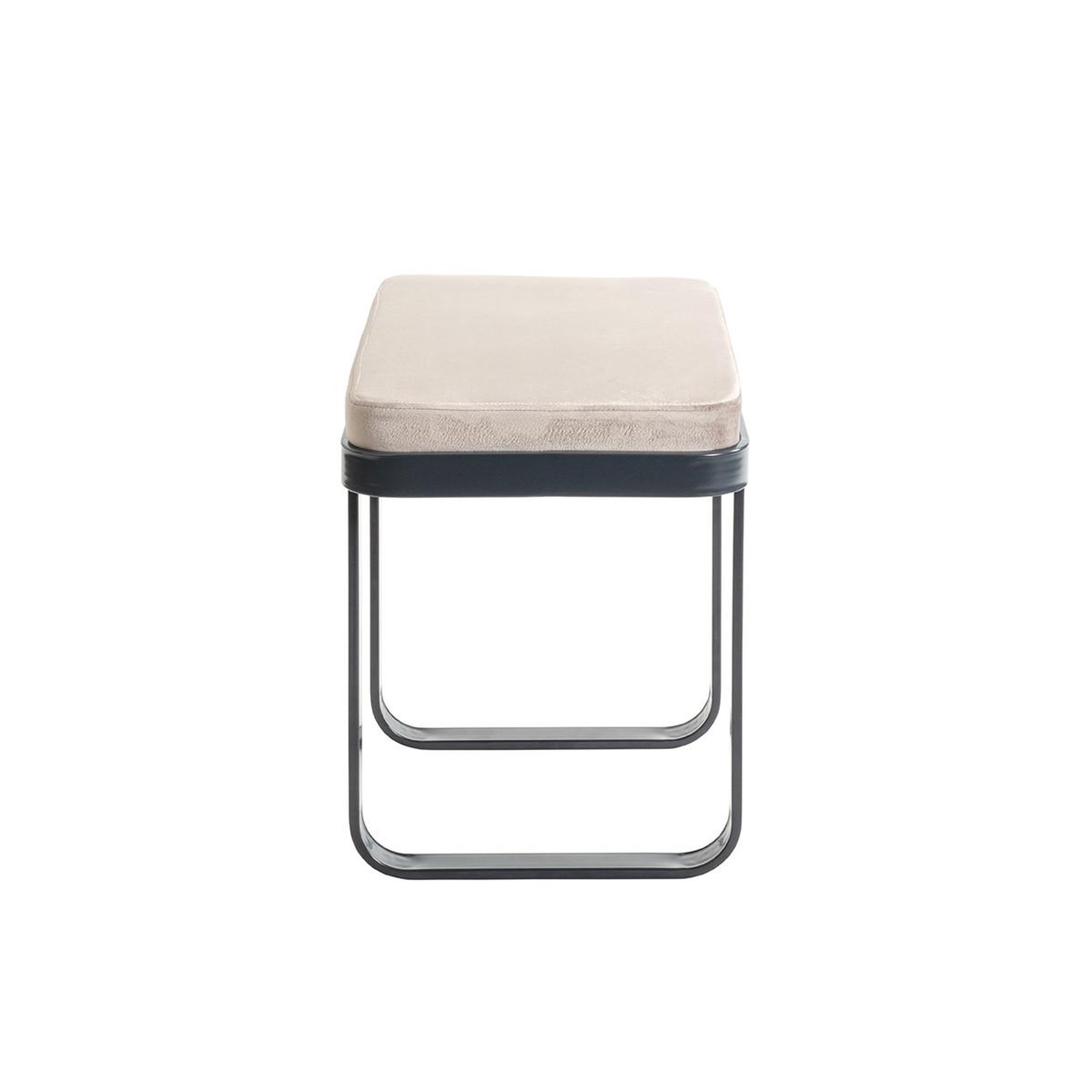 Voir la diapositive 3 : Paris Prix Banc design 1 place  dario  56cm beige gris