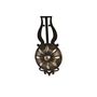 Voir la diapositive 4 : AAAAA Horloge Murale DKD Home Decor Noir Doré Verre Fer Pendule 27 x 7,5 x 57,5 cm (2 Unités)