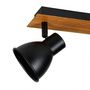 Voir la diapositive 5 : OSTARIA Rampe 3 spots orientables Atelier noir