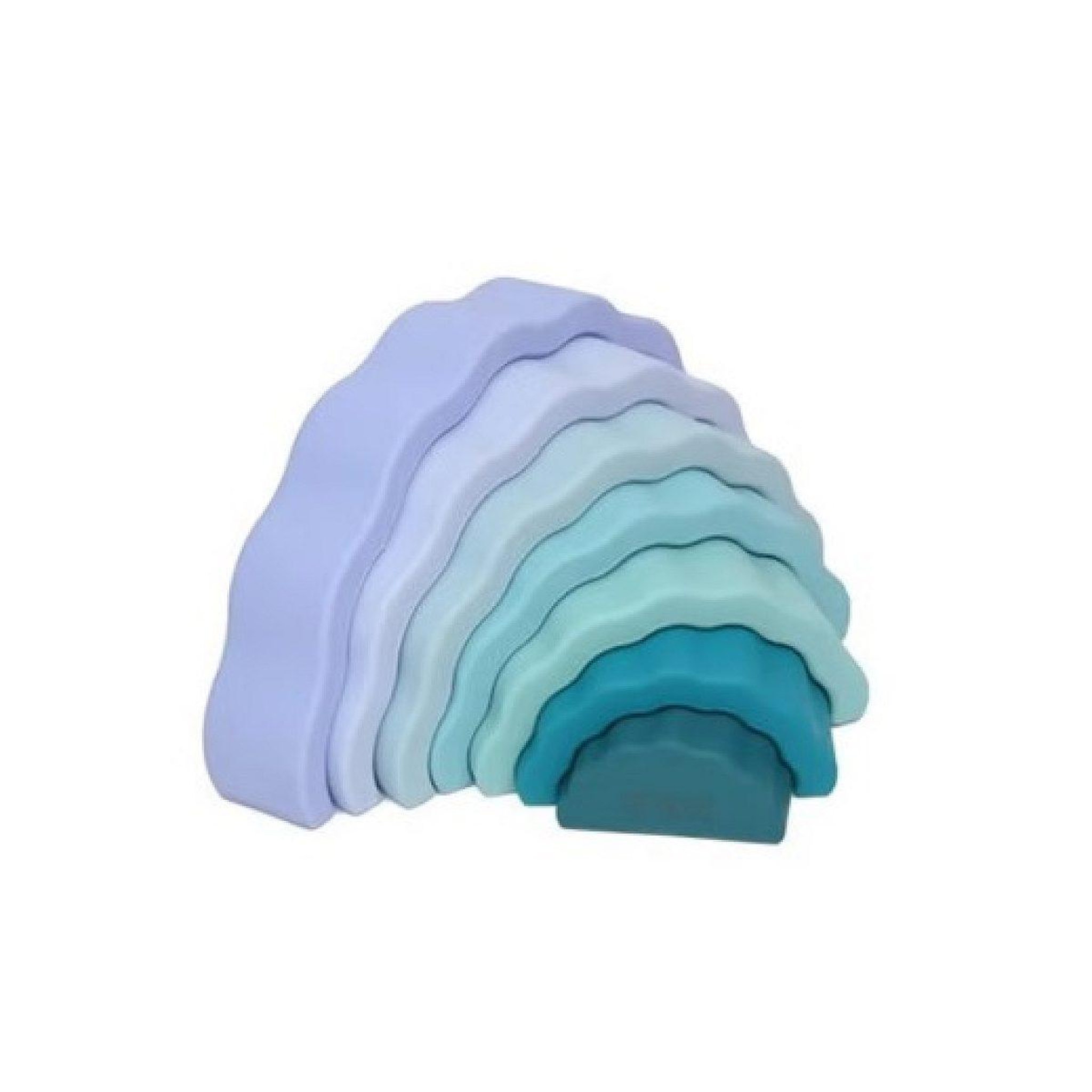 Voir la diapositive 2 : PETIKIDS 41228 arc en ciel en silicone bleu