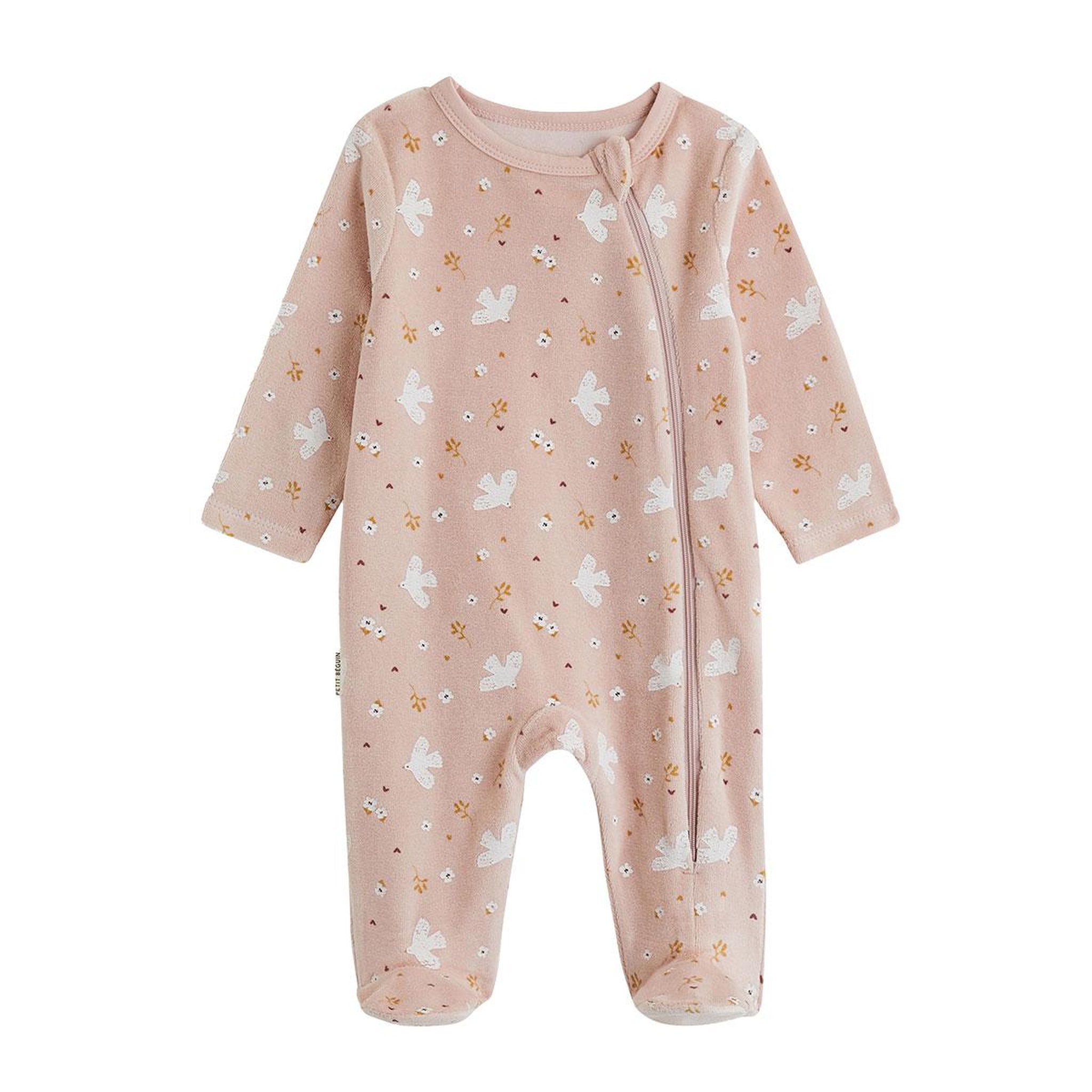 Voir la diapositive 4 : PETIT BEGUIN Lot de 2 pyjamas bébé ouverture zippée Miette