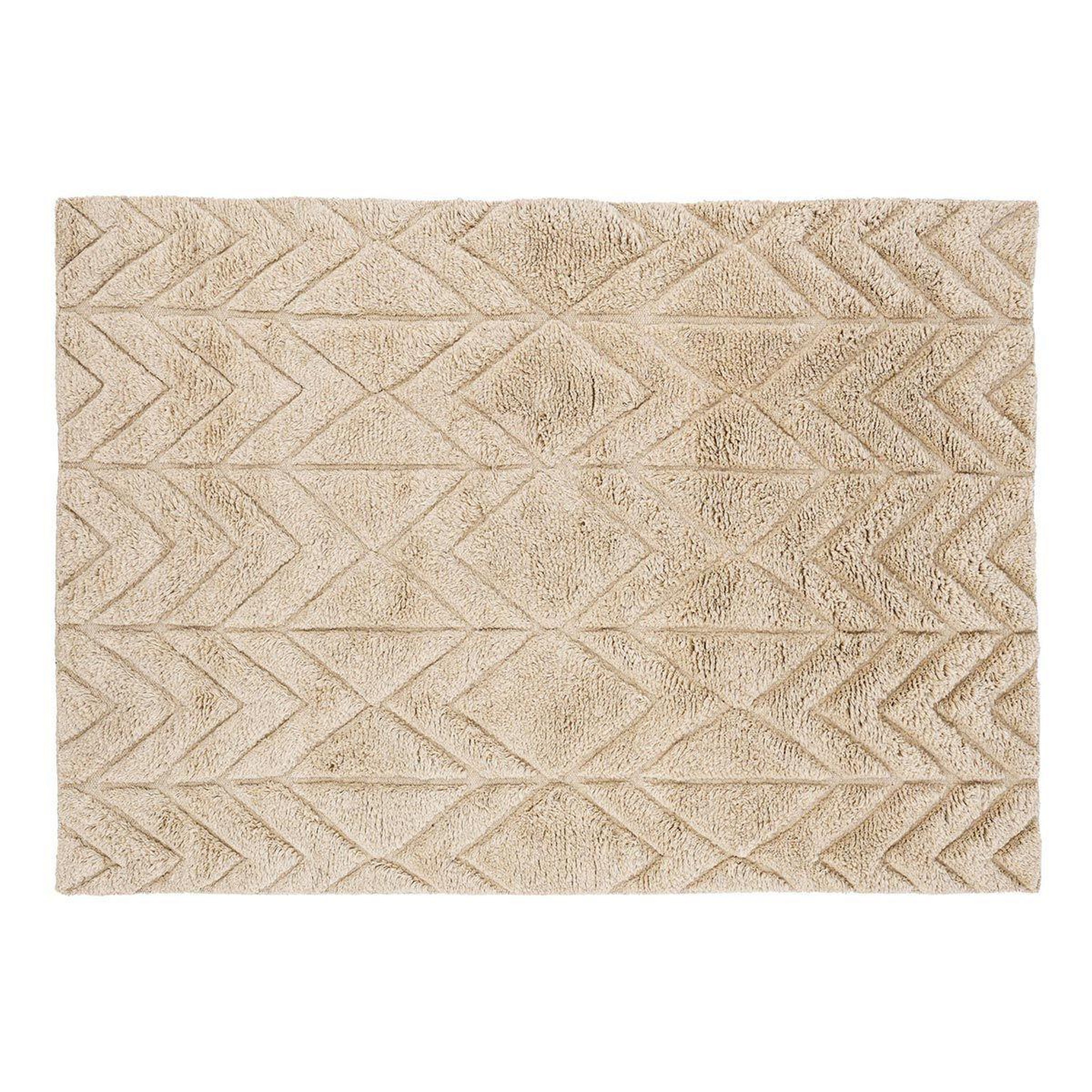 Paris Prix Tapis déco en laine  zoe  300x400cm beige