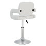 Voir la diapositive 5 : VIDAXL Chaises pivotantes a manger lot de 4 Blanc Similicuir