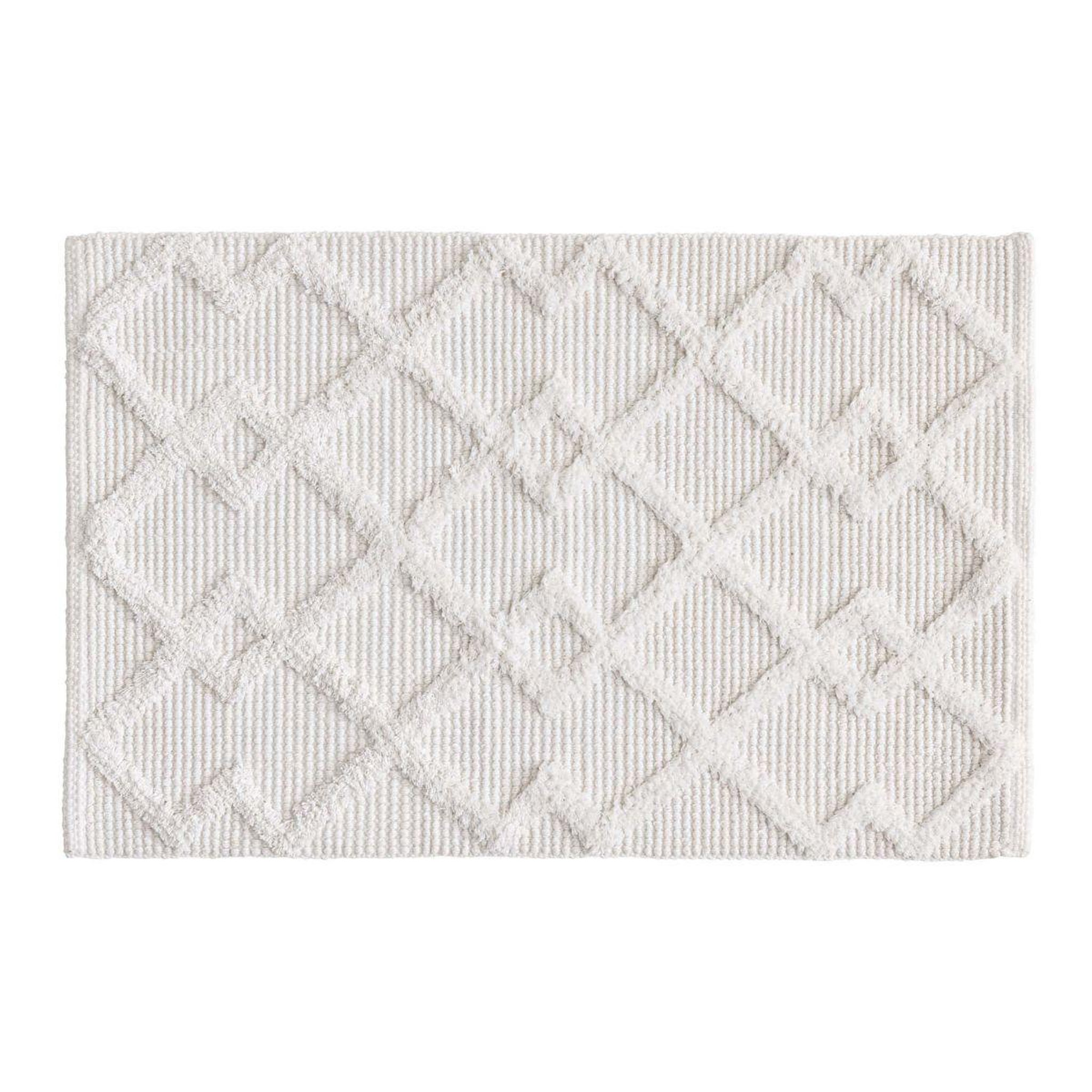 Douceur d'Intérieur Tapis de bain tufté  otis  50x80cm naturel