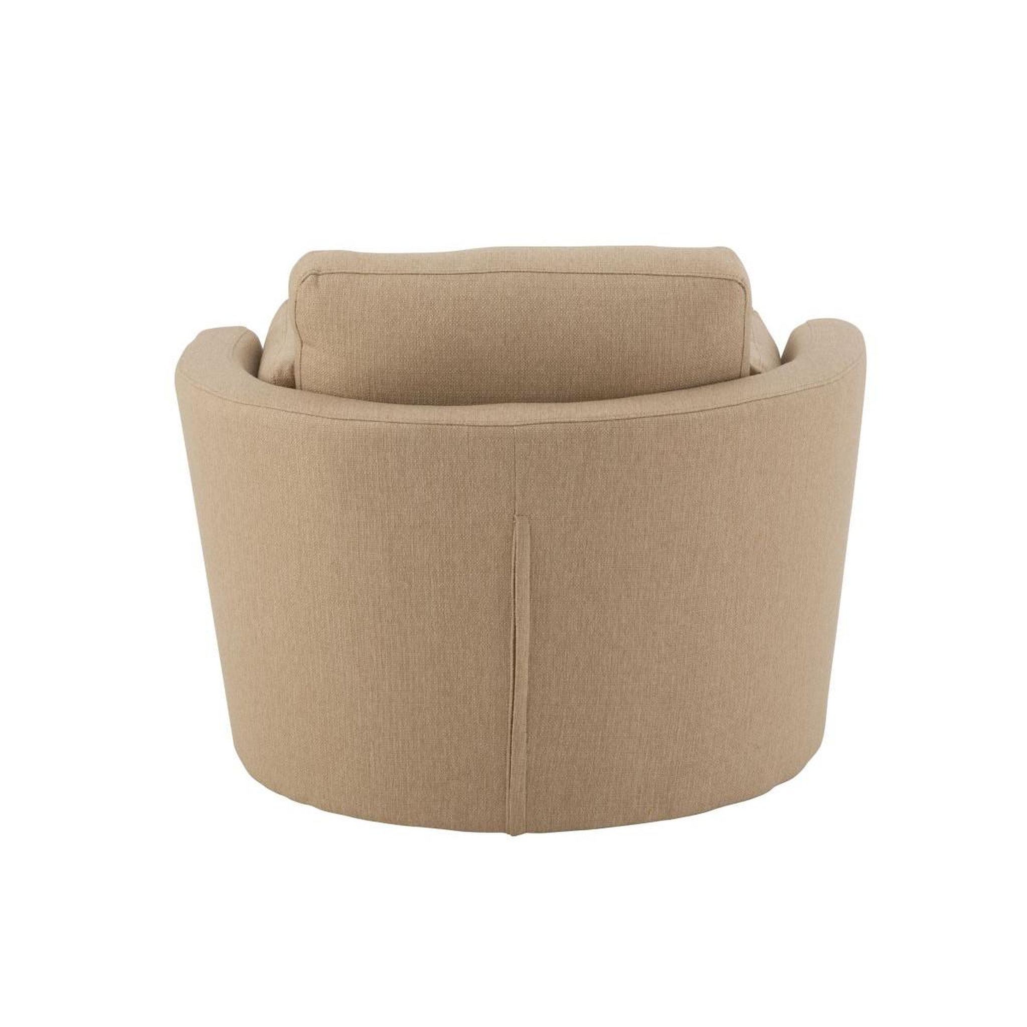 Voir la diapositive 4 : J-LINE Fauteuil Pivotant  Swiv  109cm Beige