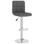 Voir la diapositive 2 : VIDAXL Tabouret de bar Gris fonce Tissu