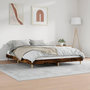 Voir la diapositive 4 : VIDAXL Cadre de lit sans matelas chene fume 150x200 cm bois ingenierie