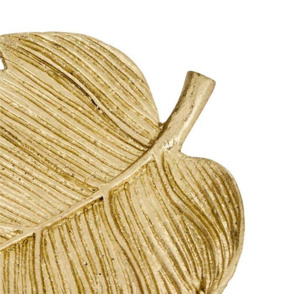 ATMOSPHERA Vide-Poche Feuille en Résine  Belli  25cm Doré