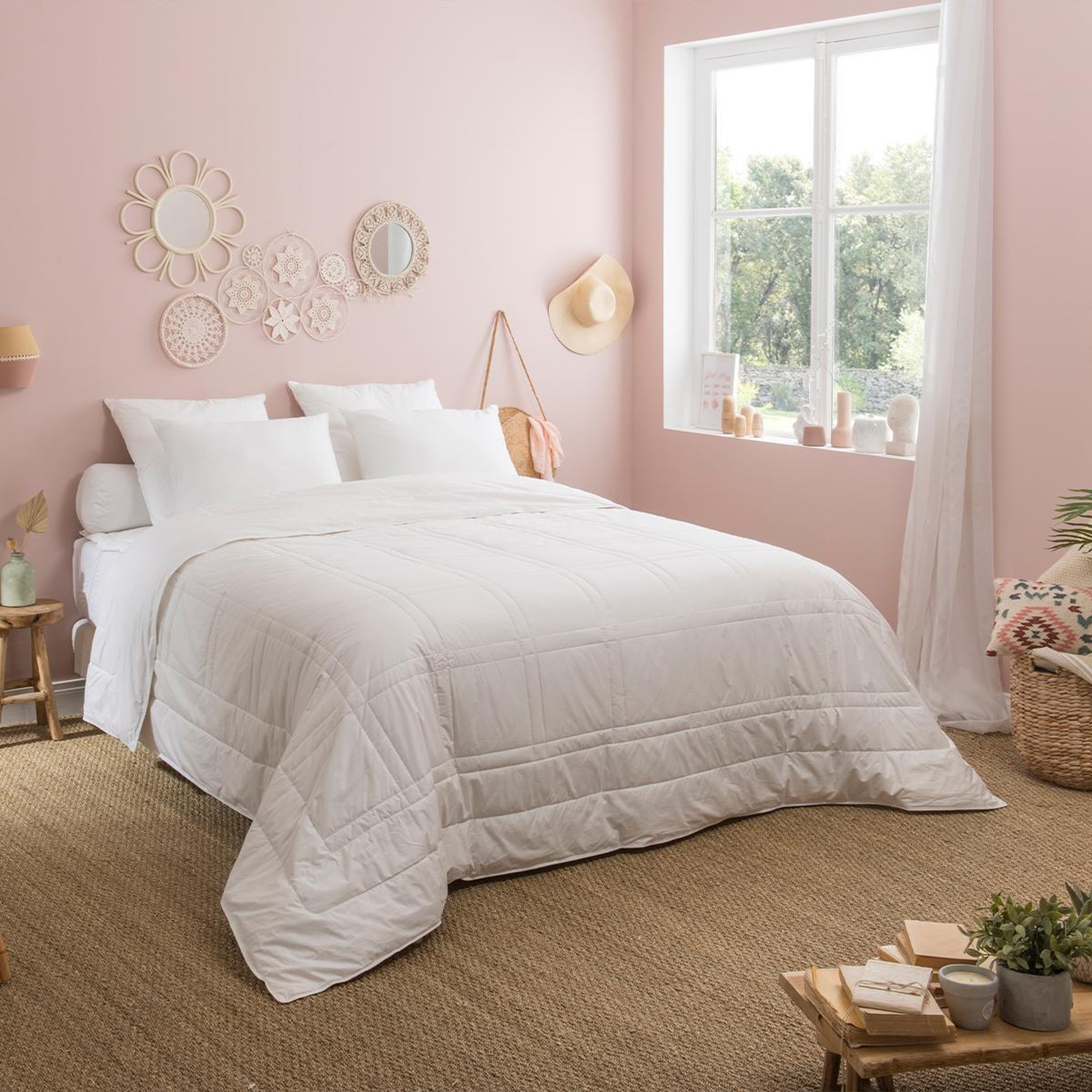 Voir la diapositive 1 : DODO Couette garnissage 100% soie temperee