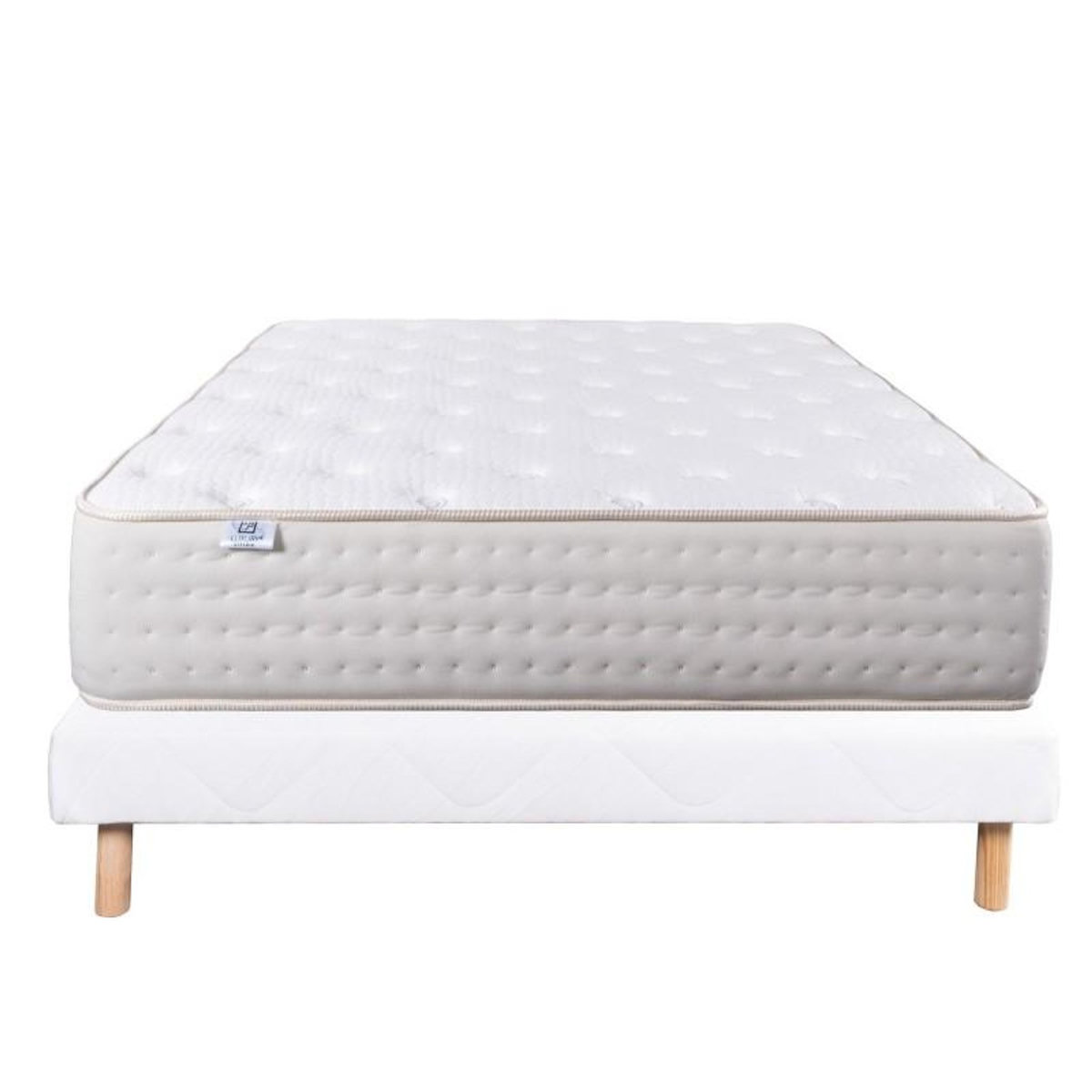 LUXURY LITERIE Ensemble literie mousse, Purlux Ferme, Blanc