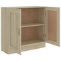 Voir la diapositive 5 : VIDAXL Bibliotheque Chene sonoma 82,5x30,5x80 cm Bois d'ingenierie