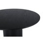 Voir la diapositive 2 : Paris Prix Table à Manger Ronde  Bianca  110cm Noir