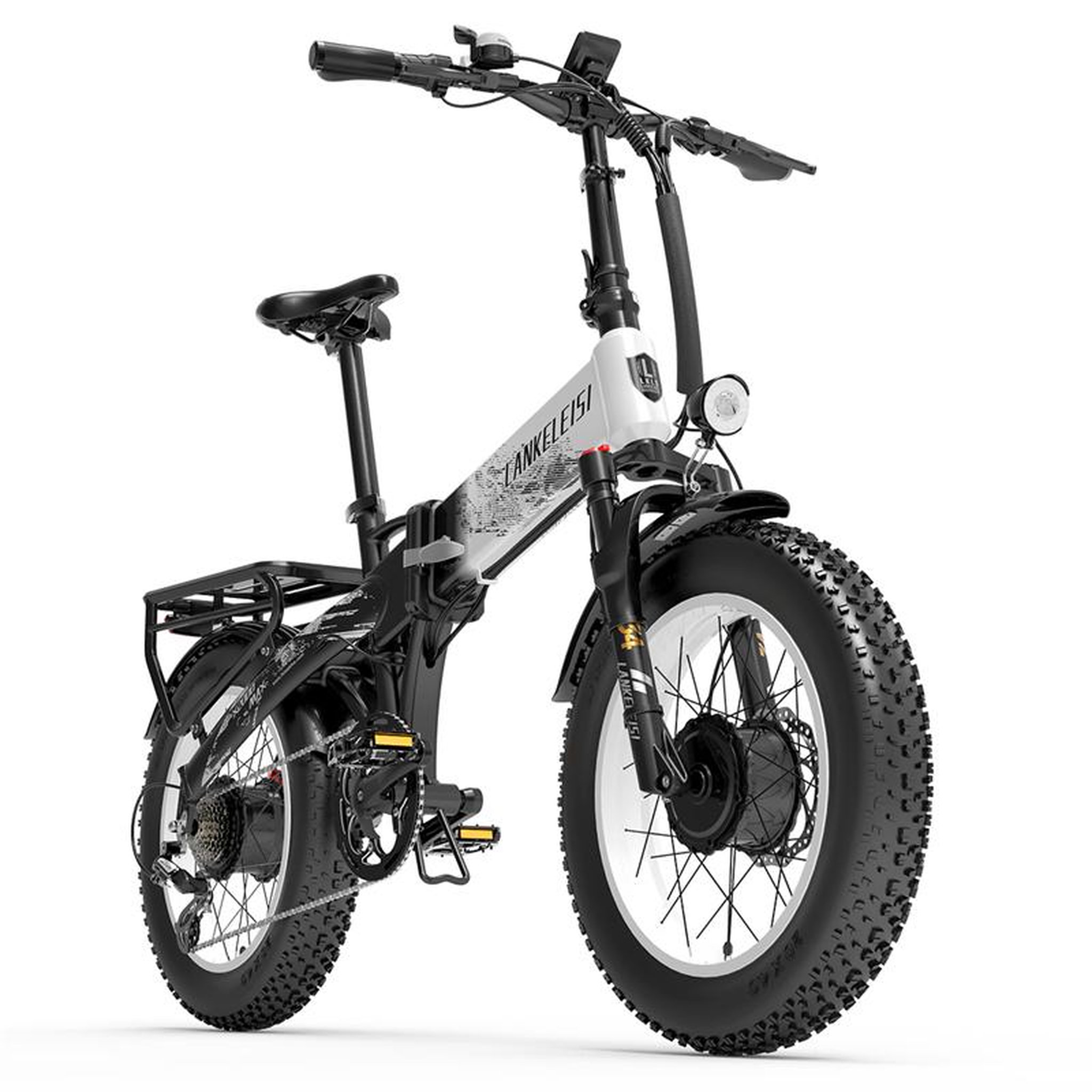Voir la diapositive 5 : LANKELEISI Vélo électrique pliable LANKELEISI X2000 MAX