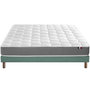 Voir la diapositive 1 : IDLITERIE Ensemble matelas mémoire de forme et mousse HR ZENITH avec sommier - confort français