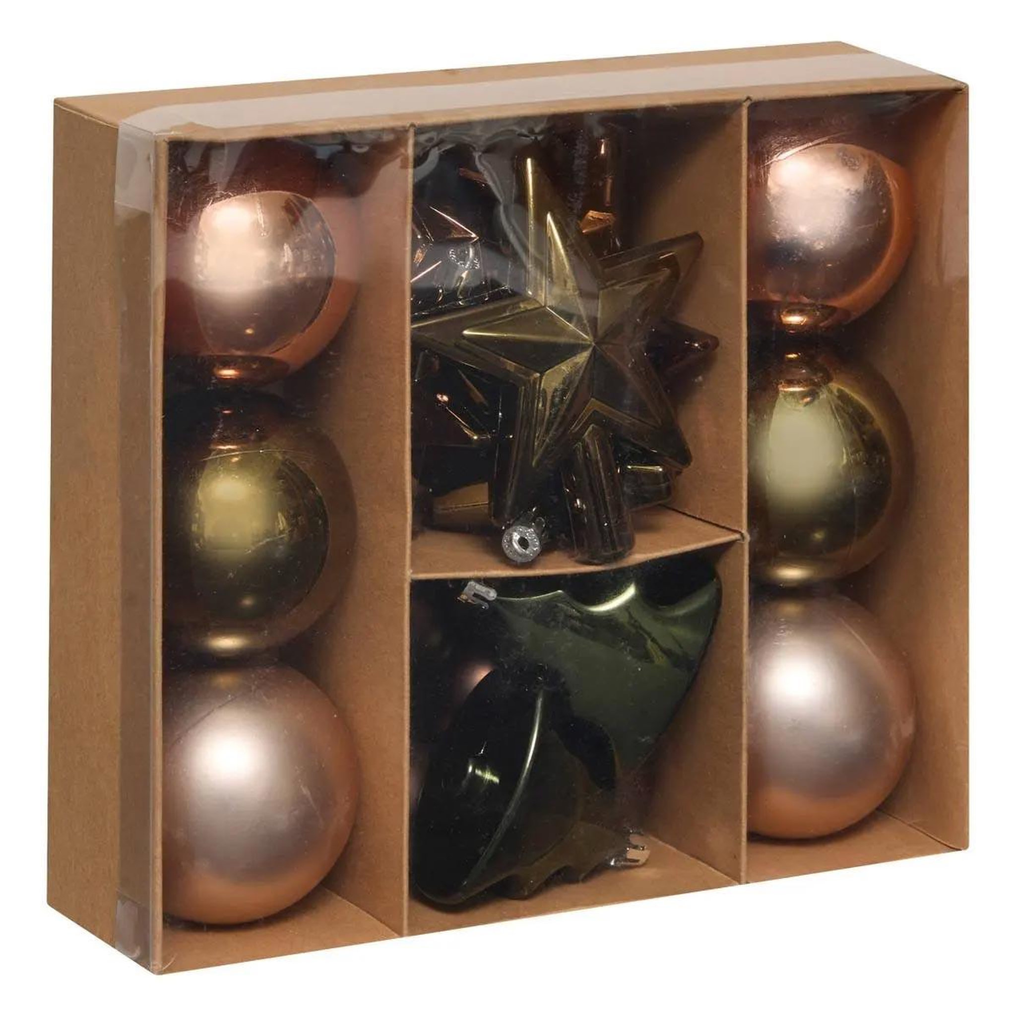 ATMOSPHERA Kit 20 pièces déco de noël  secret des bois  24cm multicolore