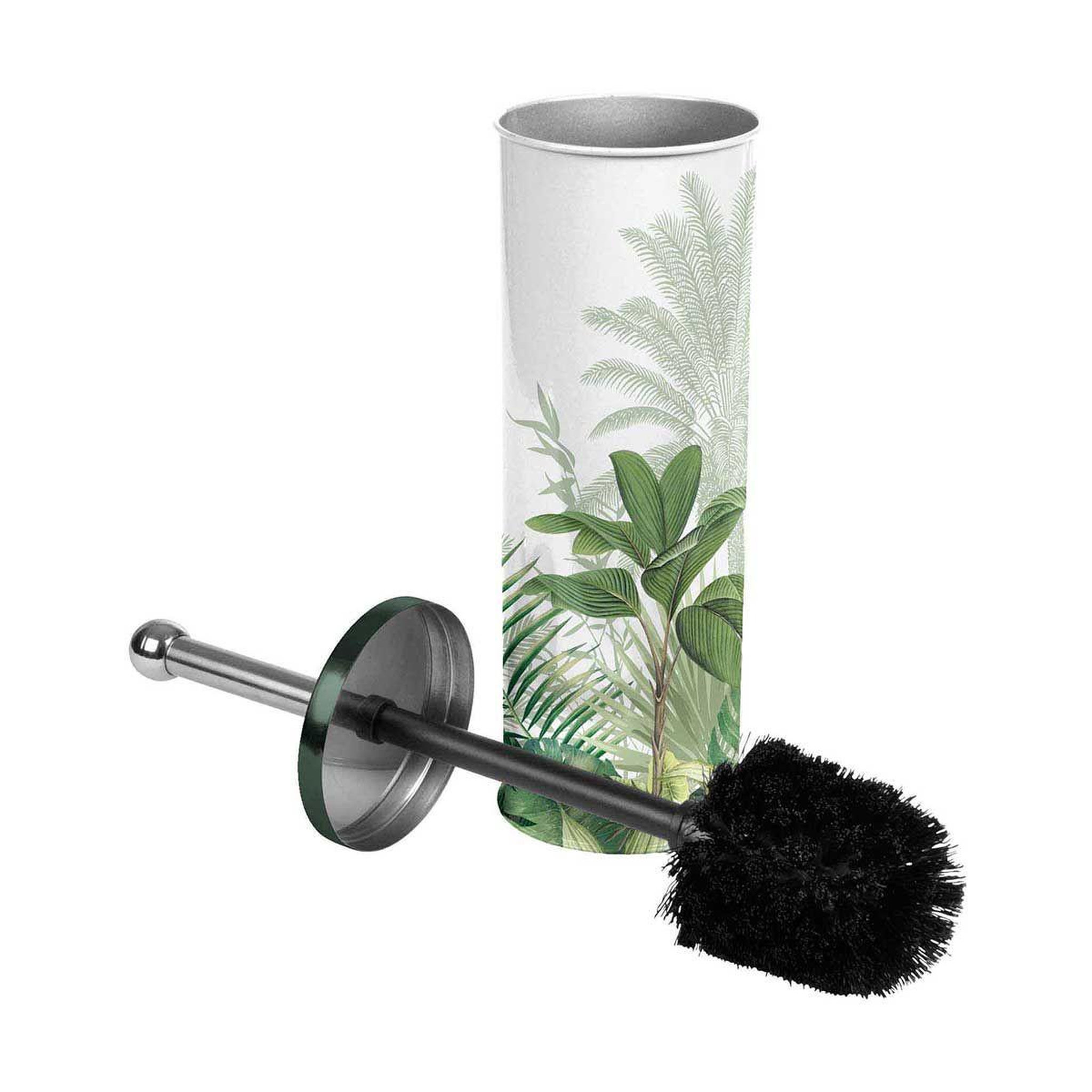 Douceur d'Intérieur Brosse wc imprimée  vagabonde  37cm kaki