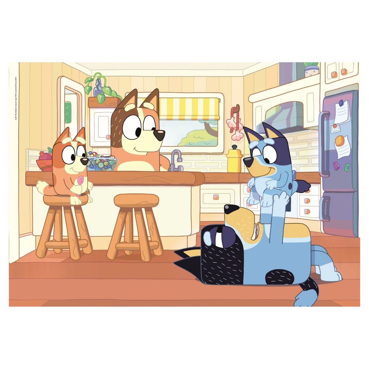 CLEMENTONI Puzzle 104 pièces Bluey