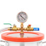 Voir la diapositive 5 : VIDAXL Chambre a vide Inox 3,7 L