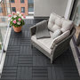 Voir la diapositive 2 : SOBUY Dalle Sol Modulaire Noir 30x30x2cm SDA15-HG