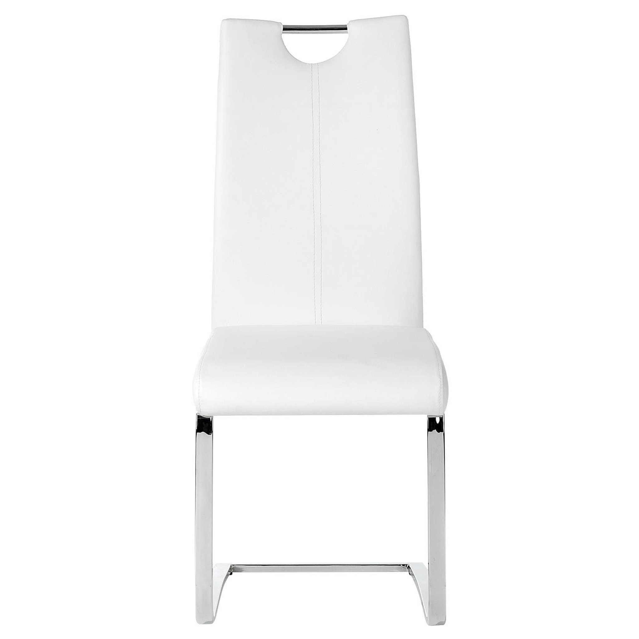 Voir la diapositive 2 : IDIMEX Lot de 4 chaises saba, en synthétique