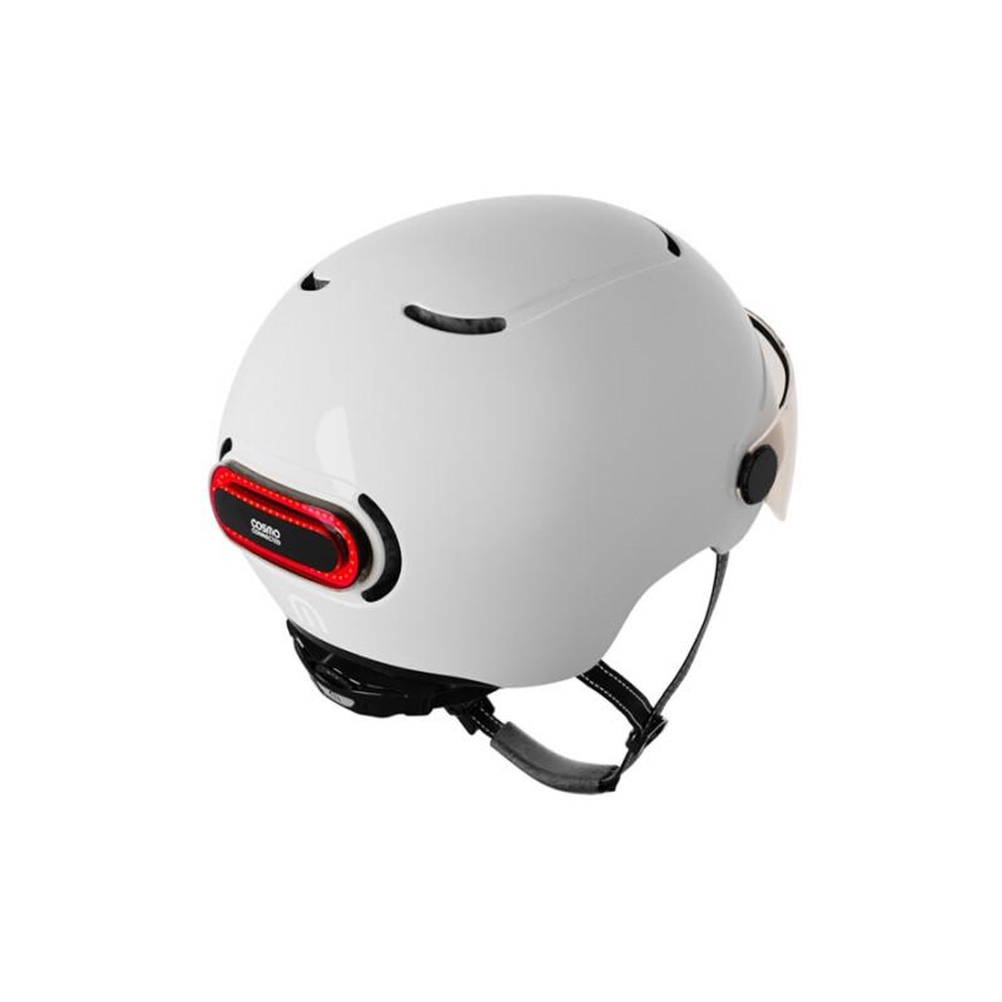 Voir la diapositive 5 : COSMO CONNECTED Casque vélo Cosmo Connected Fusion Blanc Brillant