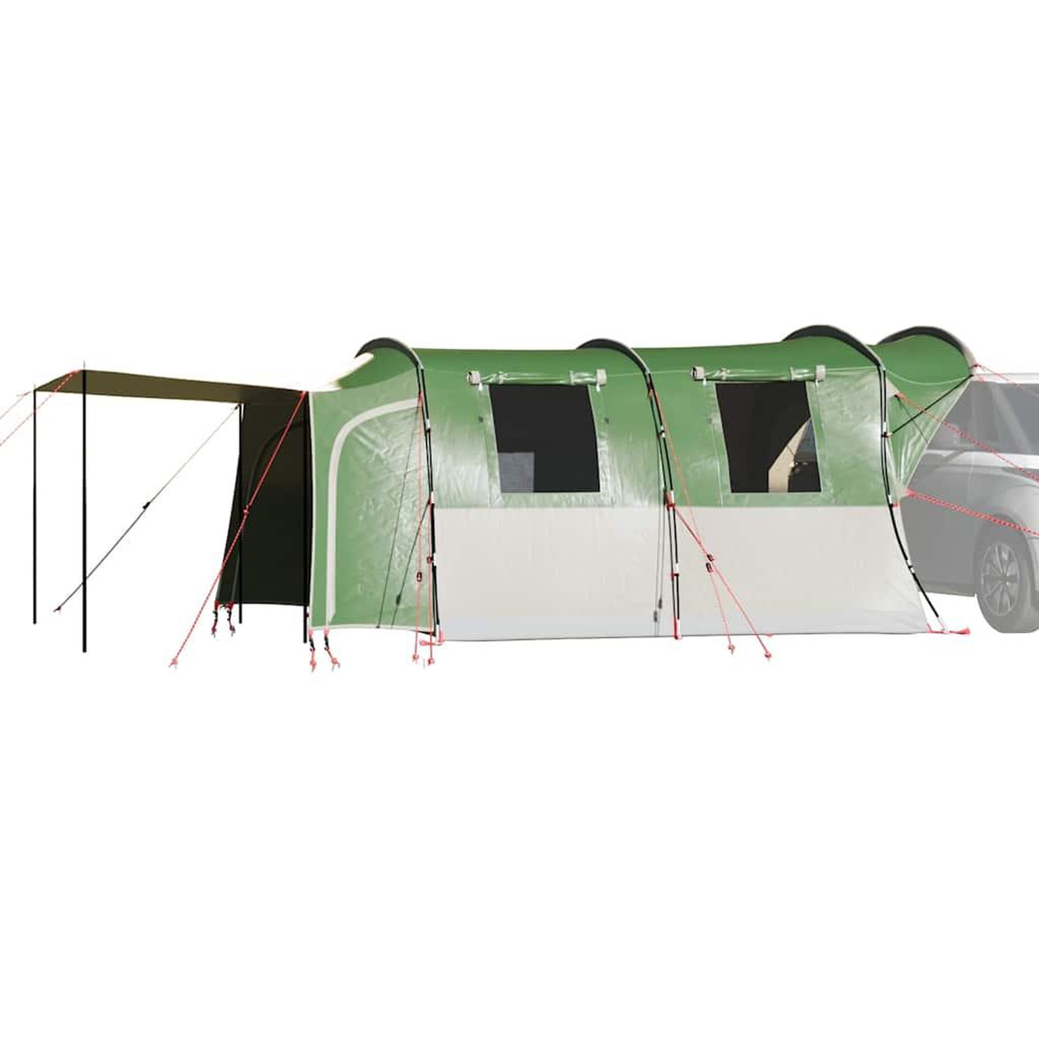 VIDAXL Tente de voiture 4 personnes vert impermeable