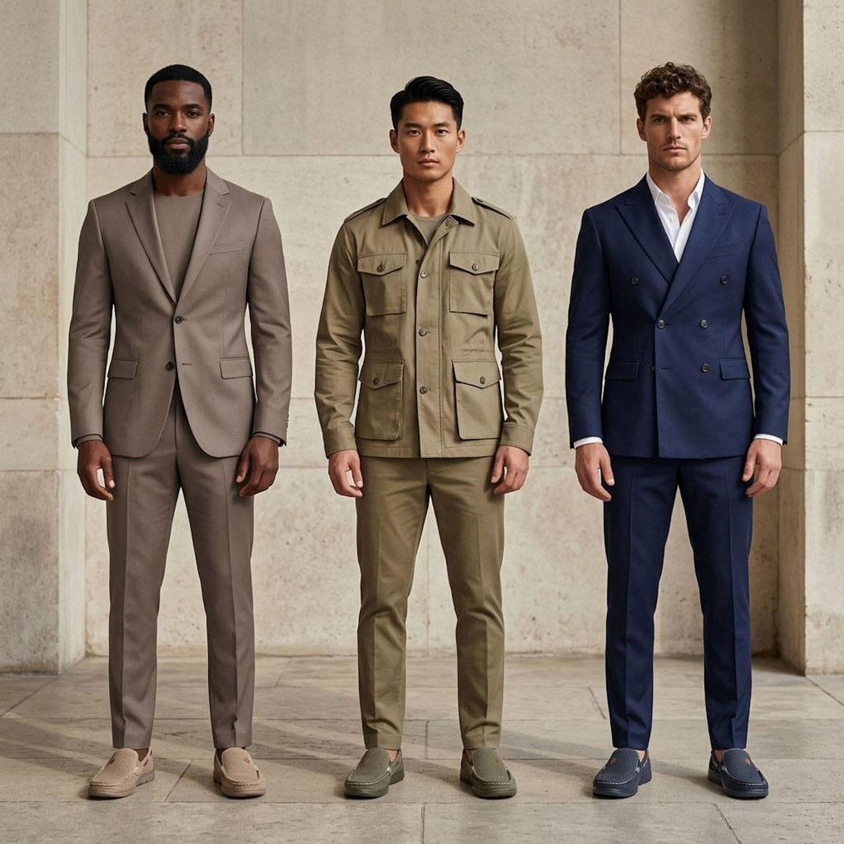 OZABI OZABI Mocassins Homme Microperforés Confort Été Semelle Crantée