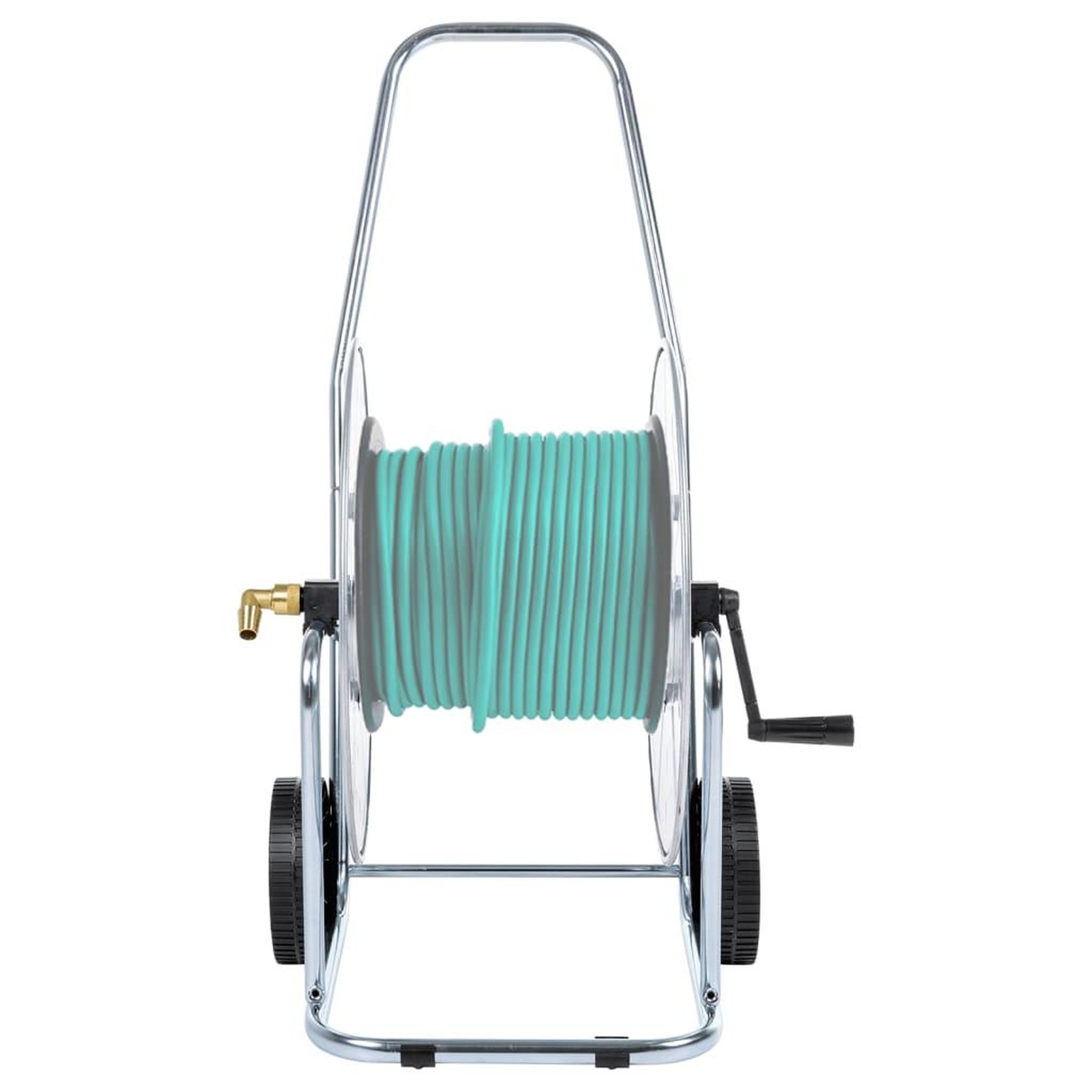 Voir la diapositive 2 : VIDAXL Chariot d'enrouleur pour tuyau de 80 m 3/4  acier