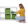 Voir la diapositive 4 : Bright Starts BRIGHT STARTS Tapis de sol éveil bébé évolutif pliable- Jungle Bleu- arche avec jouets sensoriels et musicaux, miroir