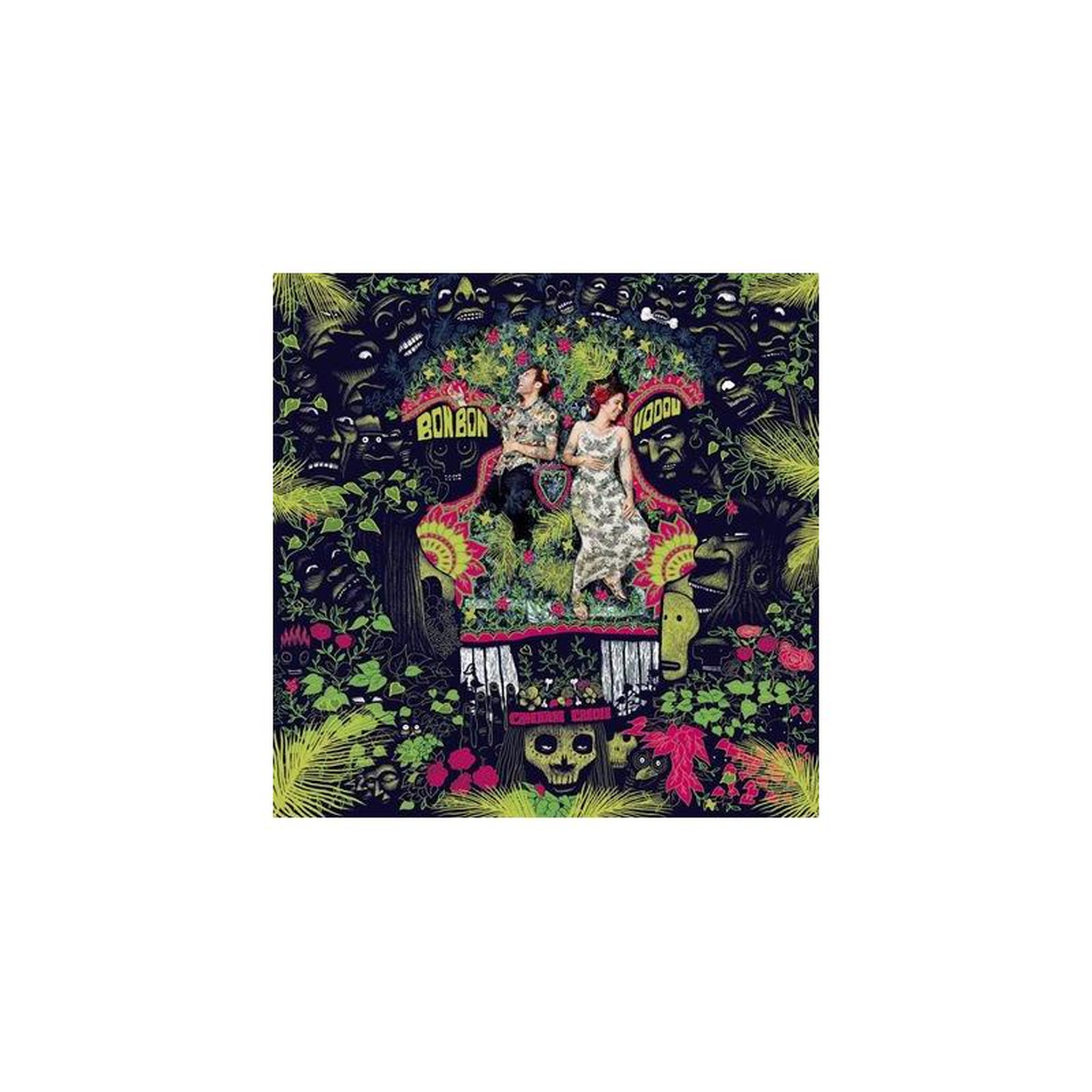 Vinyle double : cimetière créole bonbon vodou, oriane lacaille & jerem, édition 2 lp 180 g
